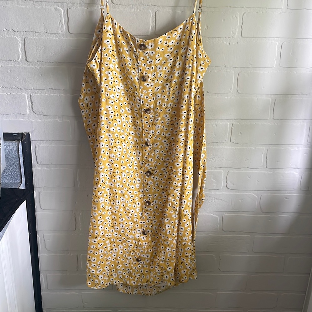 Floral Yellow Sundress